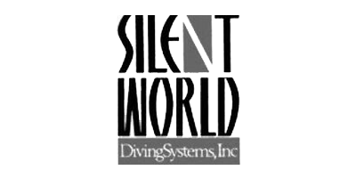 Silent World Diving Systems logo - black-and-white