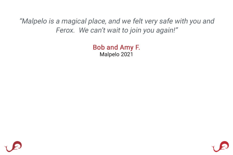“Malpelo is a magical place, and we felt very safe with you and Ferox. We can’t wait to join you again!” - Bob and Amy F., Malpelo 2021